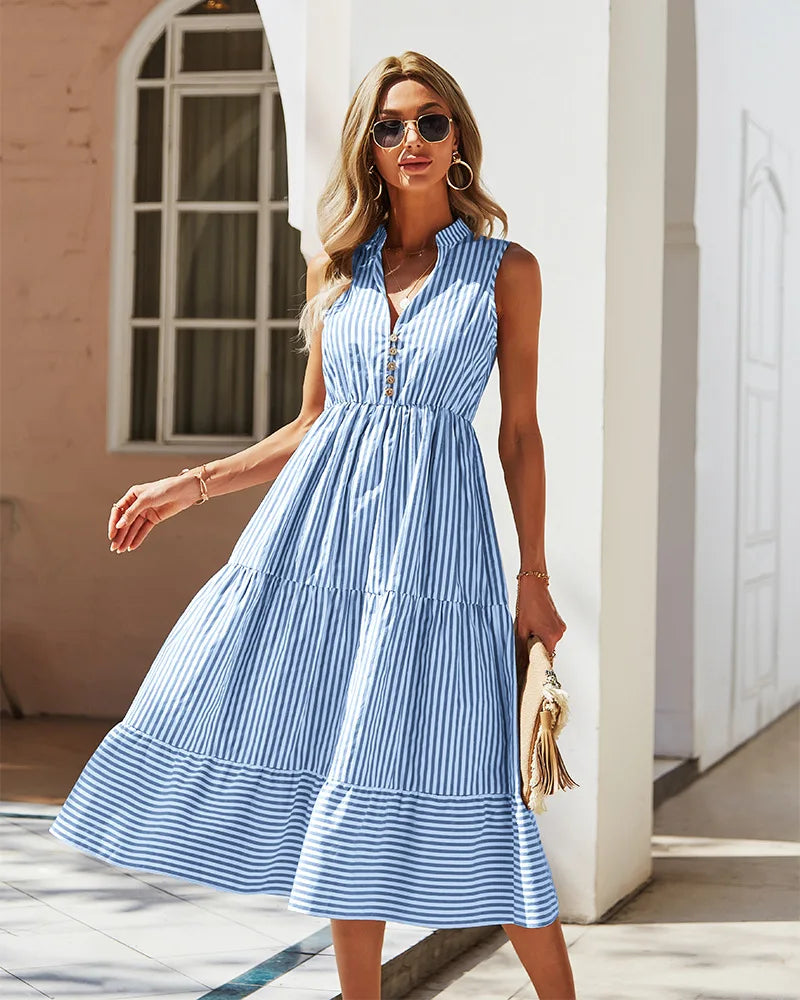 Cheska Striped Dress